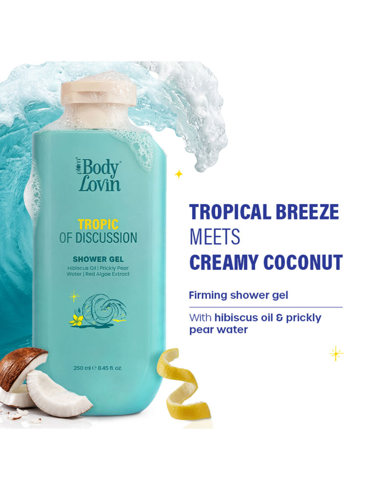 Plum BodyLovin’ Tropic Of Discussion Shower Gel, Firming & Tightening, Fresh Tropical Fragrance-image-37
