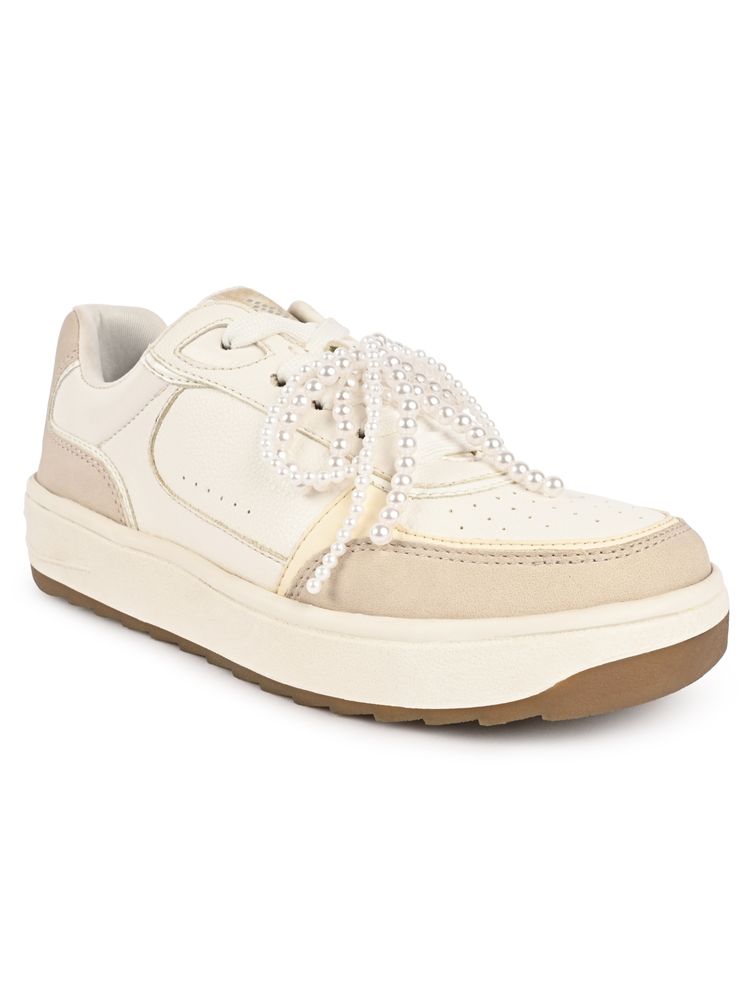 Call It Spring White Round Toe Sneakers-picture-31