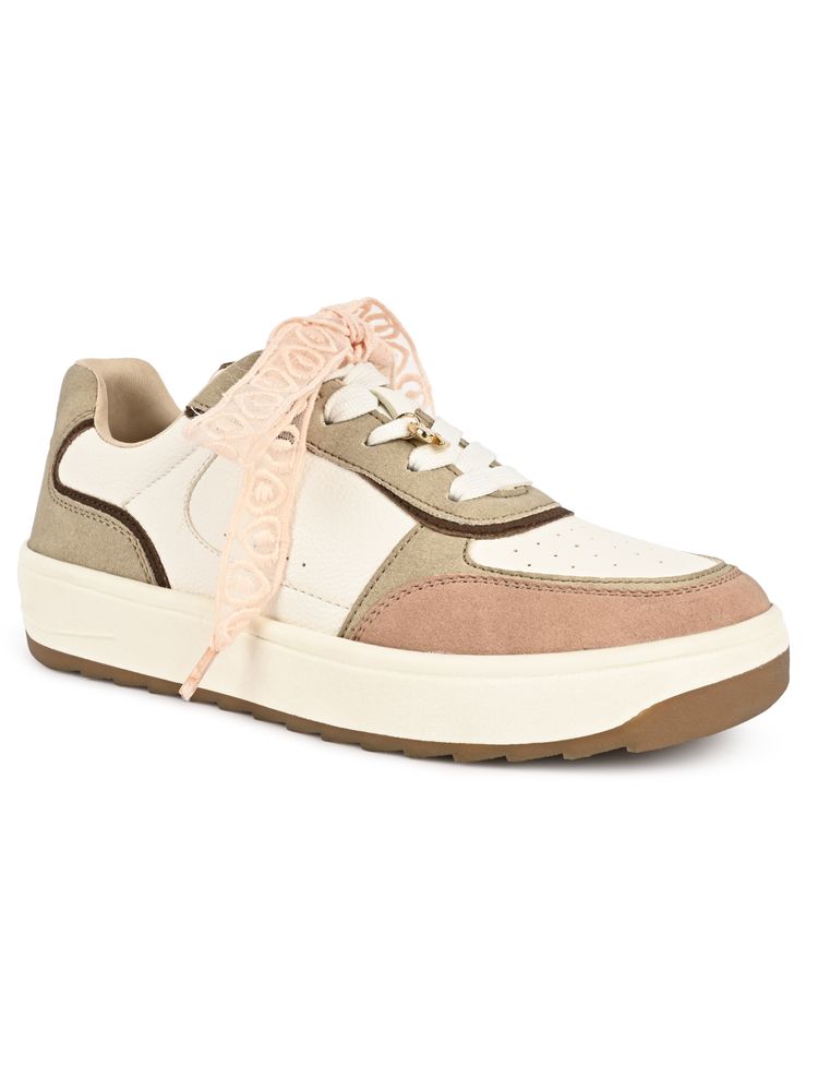 Call It Spring White Round Toe Sneakers-picture-18