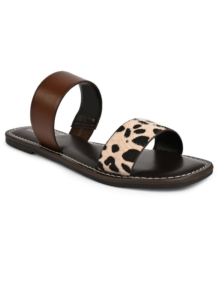 Call It Spring Brown Square Toe Flats-image-5