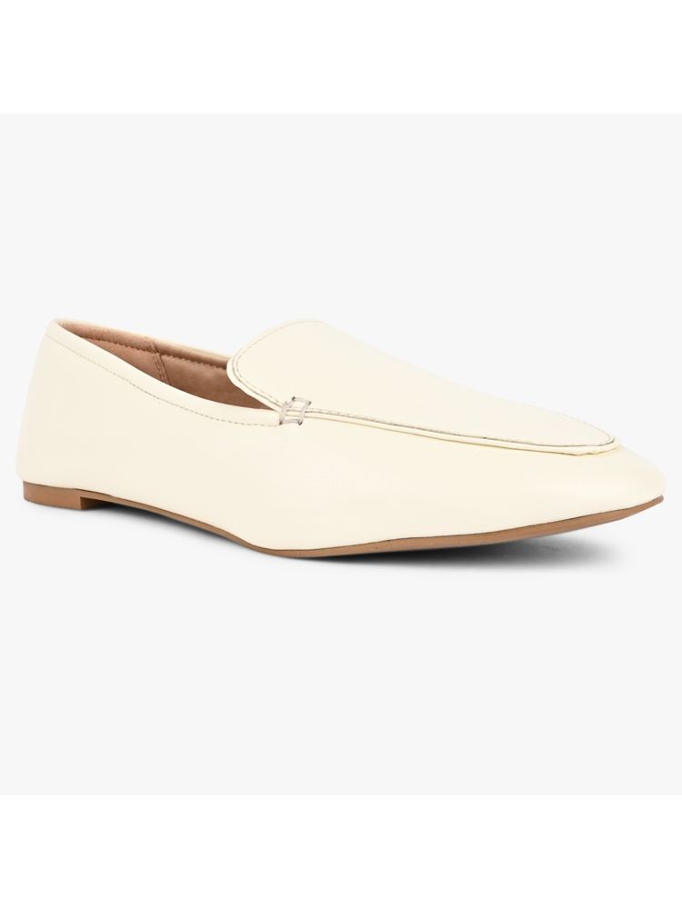 Call It Spring White Round Toe Loafers-picture-35