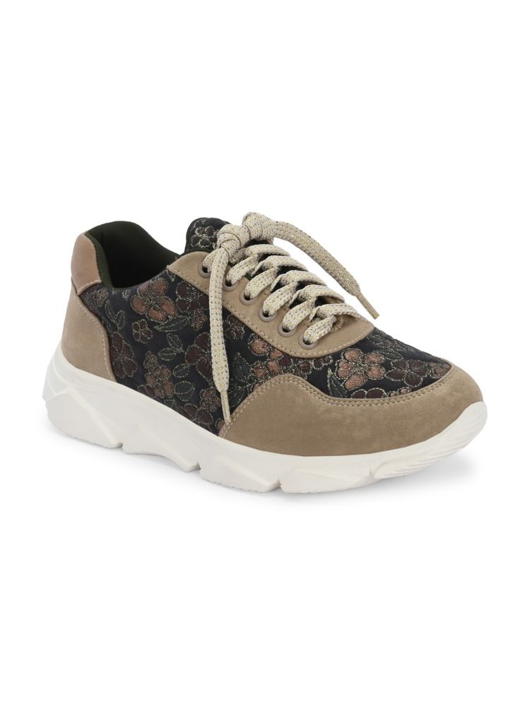 EGOSS Black Round Toe Sneakers-image-46