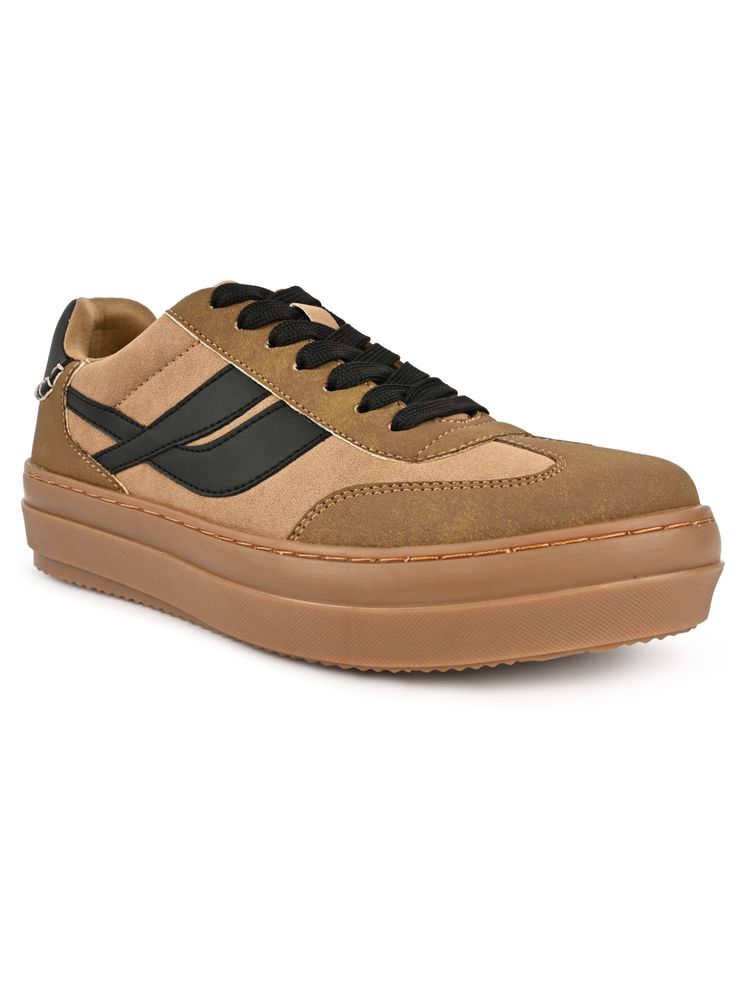 Call It Spring Brown Round Toe Sneakers-picture-22
