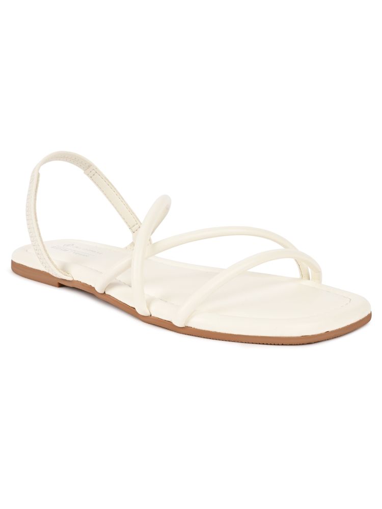 Call It Spring White Square Toe Flats-picture-25