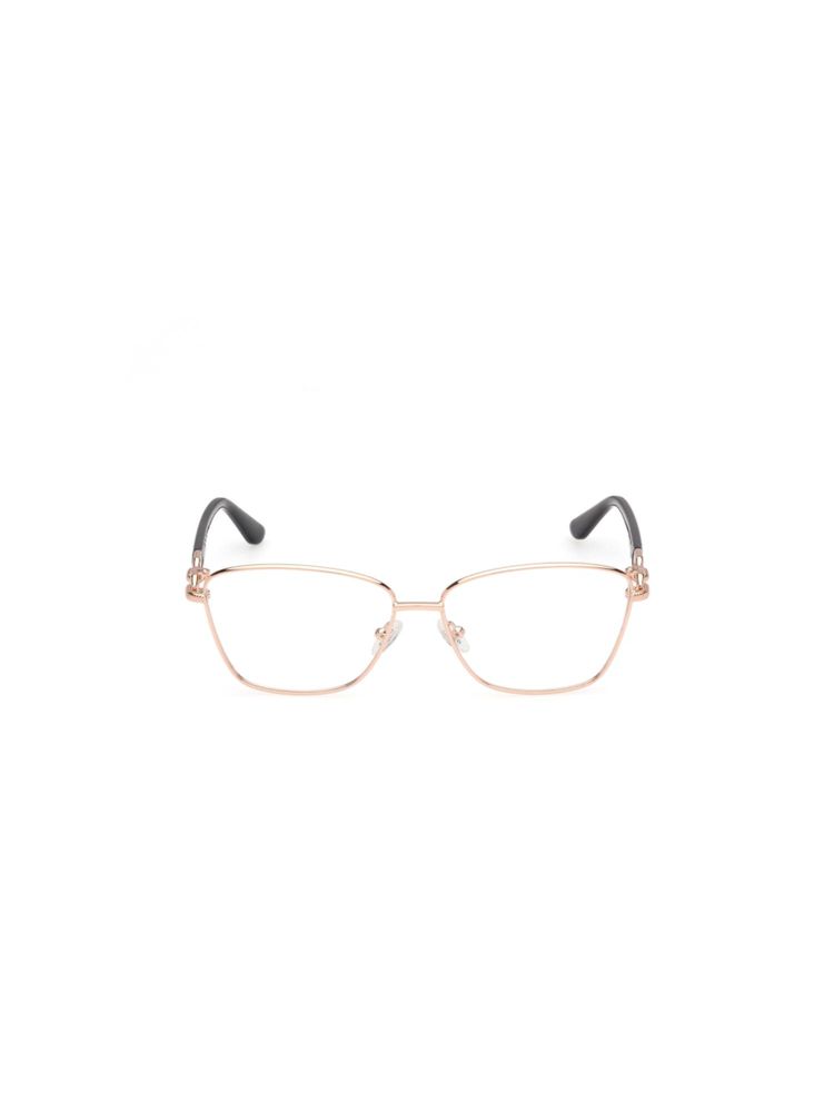 Guess Women Metal Full Rim Rectangle Rose Gold Eyeglass Frame (55)-image-10