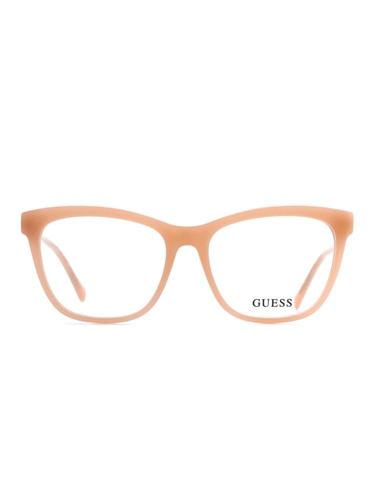 guess fashion Guess Women Acetate Full Rim Square Beige Eyeglass Frame (52)-picture-41