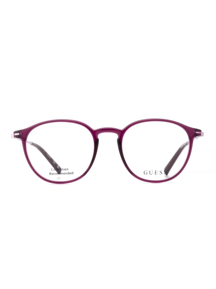 Guess Women PC Full Rim Round Purple Eyeglass Frame (49)-image-47