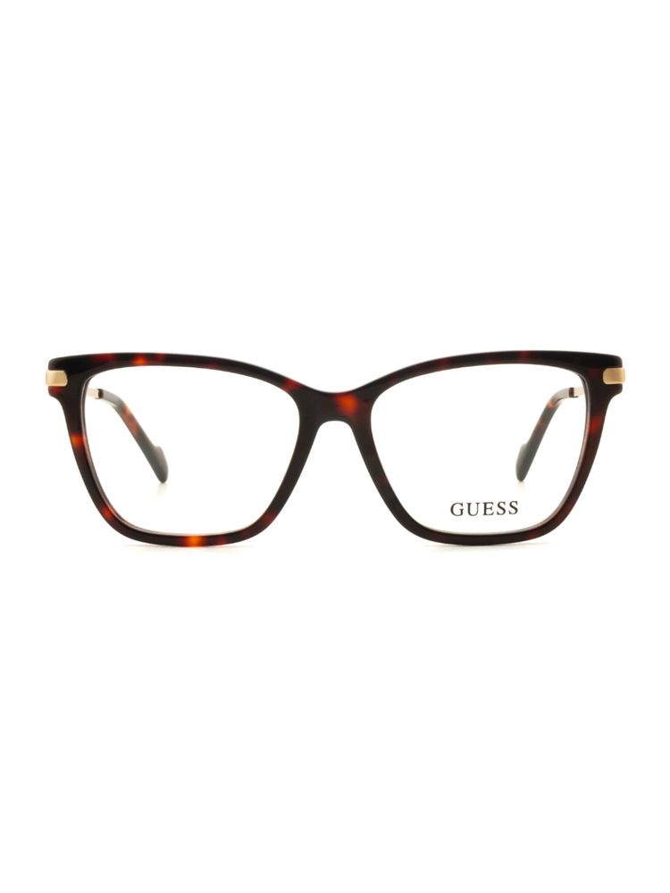 Guess Women Acetate Full Rim Square Brown Eyeglass Frame (52)-image-43