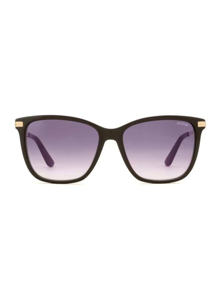 Guess Women Full UV Protected Acetate Full Rim Butterfly Purple Lens Sunglasses (55)-image-49