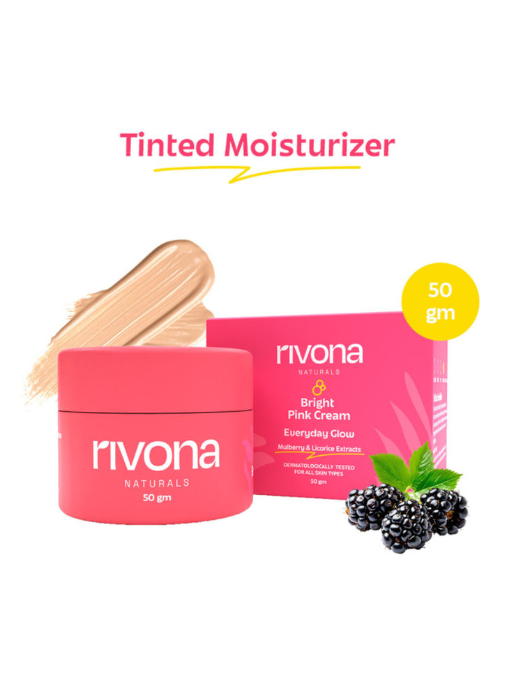 Rivona Naturals Deep Bright Pink Face Cream Everyday Glow
