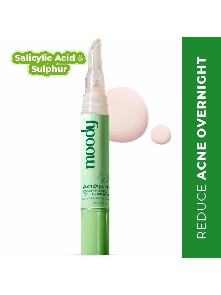 Moody Acnexpert Overnight Spot Correcting Pen Pimple Drying Lotion With Salicylic, Sulfur & Zinc