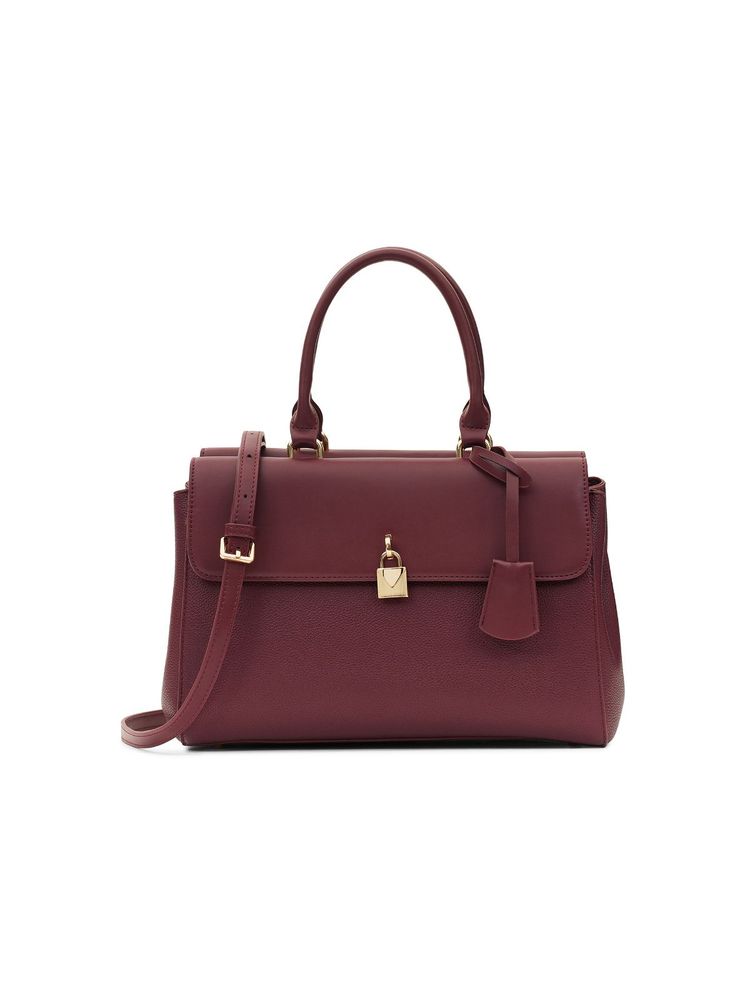 MIRAGGIO Sierra Maroon Handbag (M)-image-4