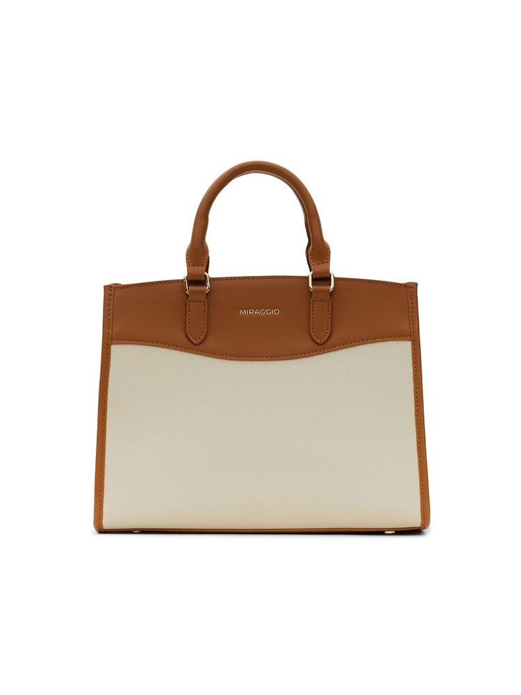 MIRAGGIO Alana Ivory Handbag (M)-image-3