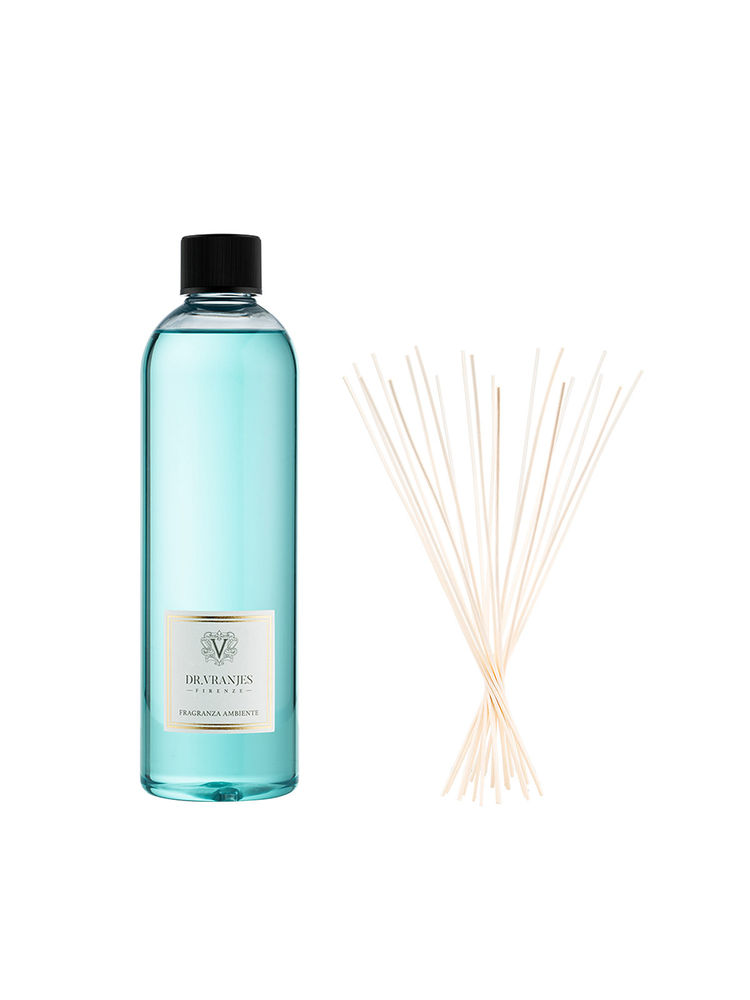 Dr.Vranjes Firenze Acqua 500 ml Refill Plastic Bottle with White Rattan Sticks (Nr.12 - H.40)-image-15