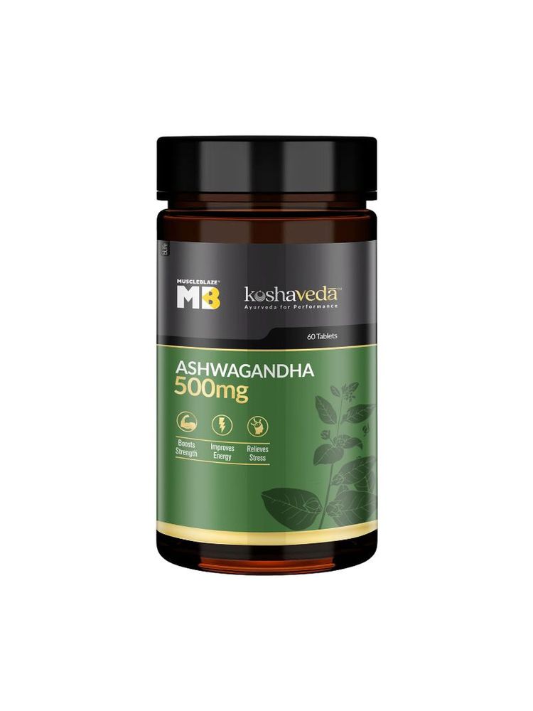 MuscleBlaze Koshaveda Ashwagandha 500mg,60 Tablets-image-38