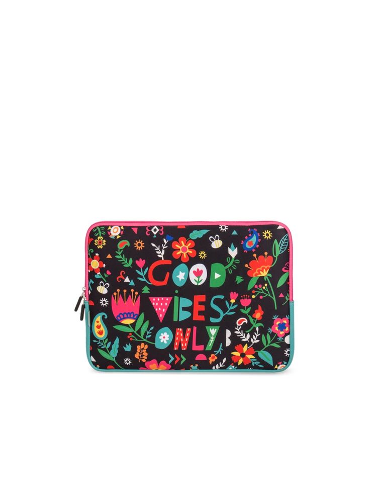 Chumbak Good Vibes Laptop Sleeve - 13.3Inches