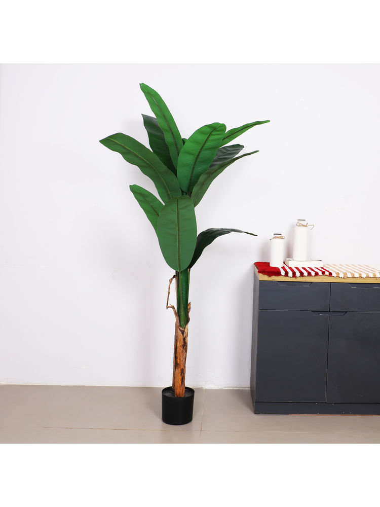 ARICK DECOR 5.4 Ft Artificial Banana Plant Trees With Pot-picture-10