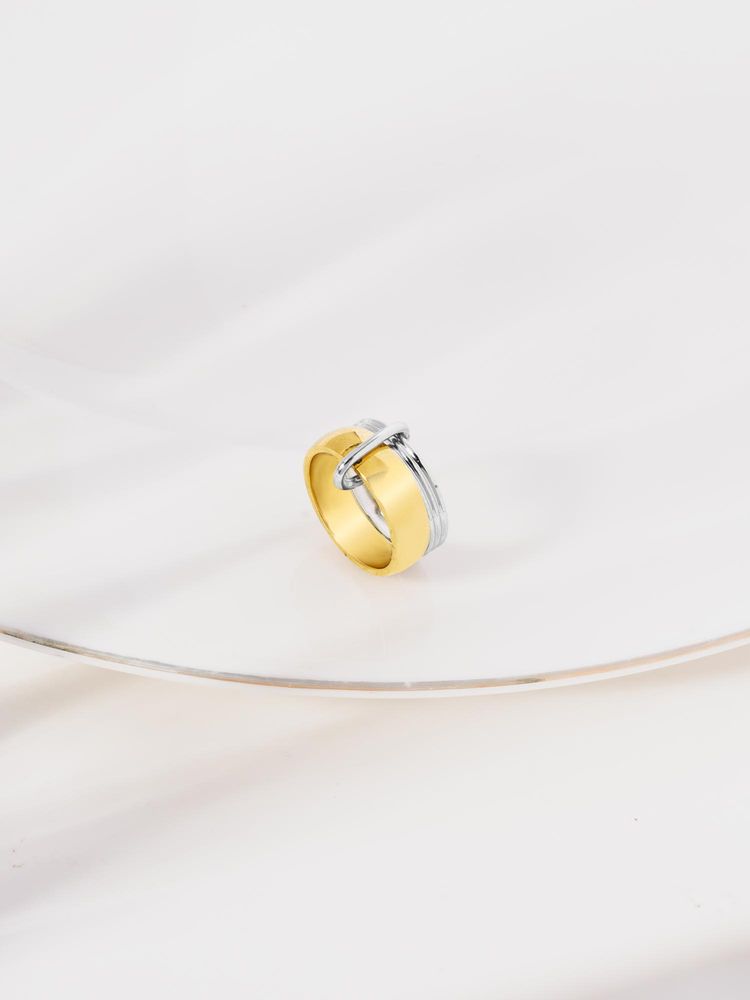 Palmonas Multi-Color Two Tone Linked Ring-image-40
