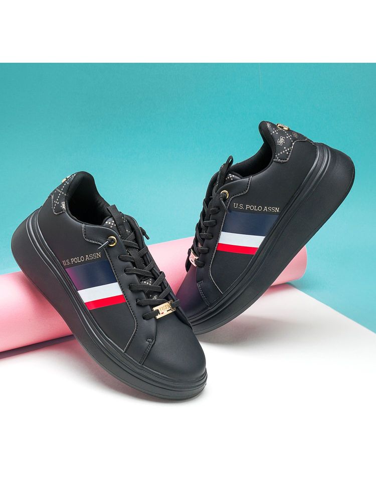 U.S. POLO ASSN. Women Clara 2.0 Black Sneakers-picture-19