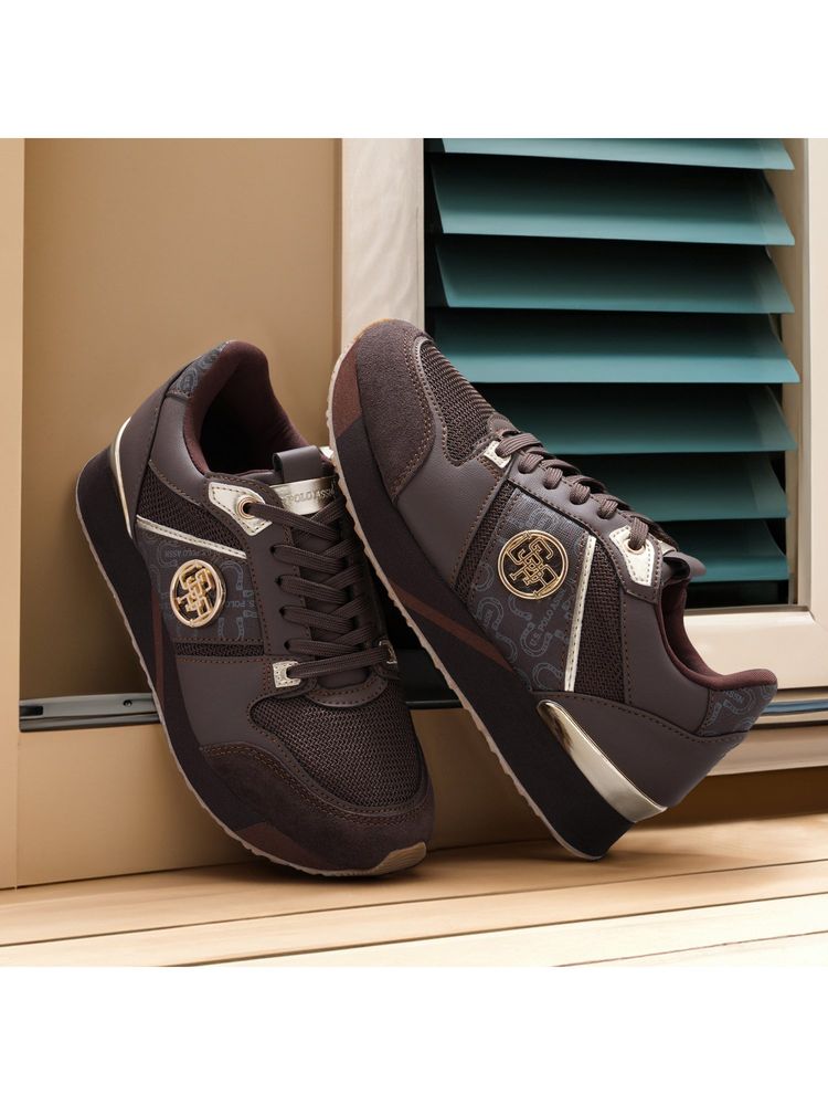 U.S. POLO ASSN. Women Stella Brown Sneakers-image-12