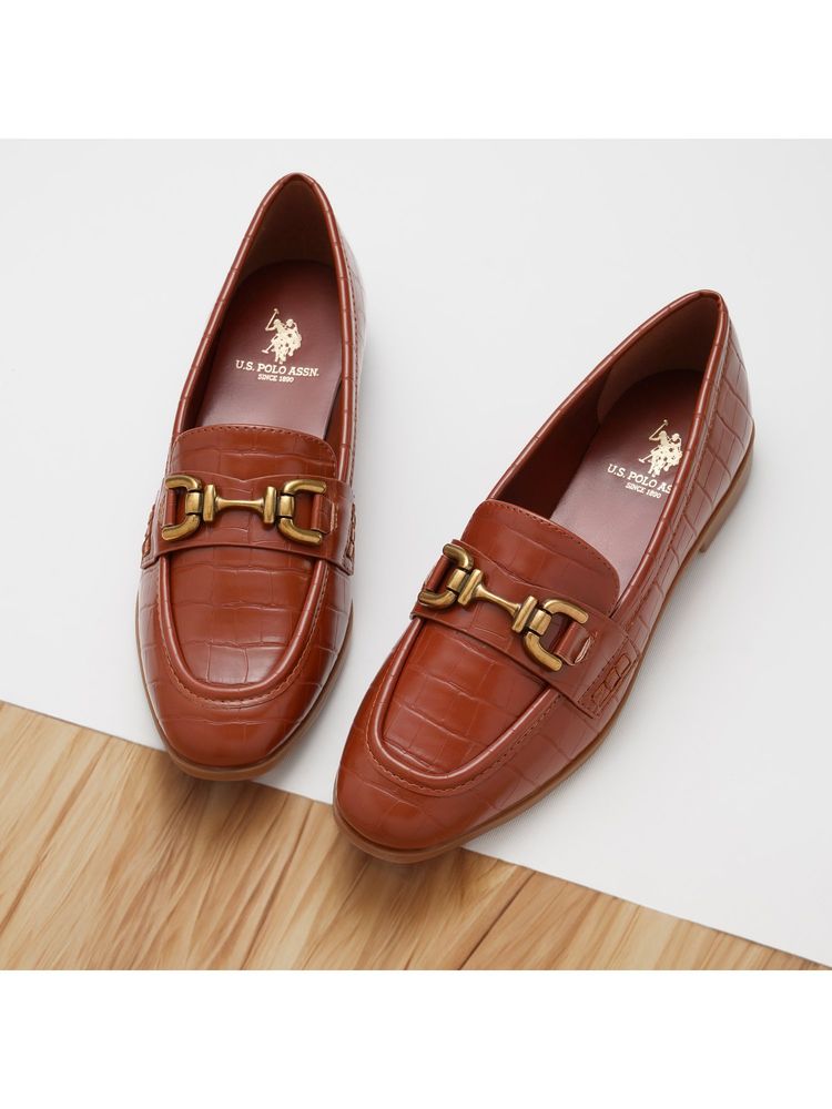 U.S. POLO ASSN. Women Luna Tan Loafers-image-47