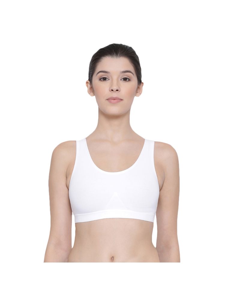 Lux Lyra 531 White Premium Cotton Sports Bras-picture-12