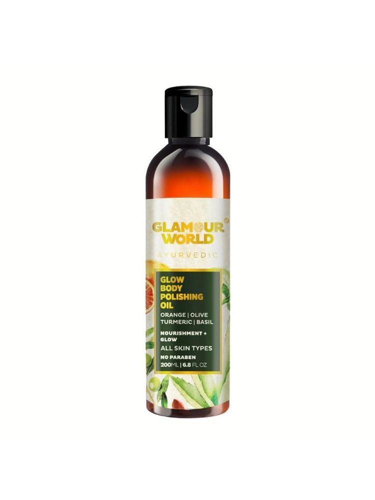 GLAMOUR WORLD AYURVEDIC Glow Body Polishing Oil-picture-22