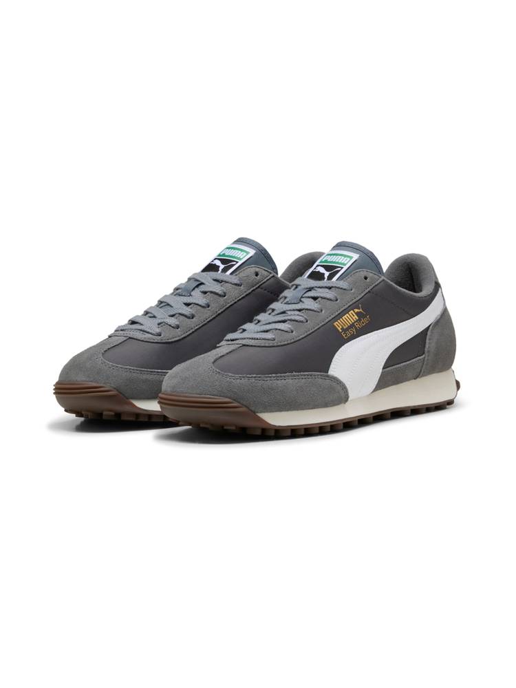 Puma Unisex Grey Easy Rider Vintage Everyday Comfort Sneakers