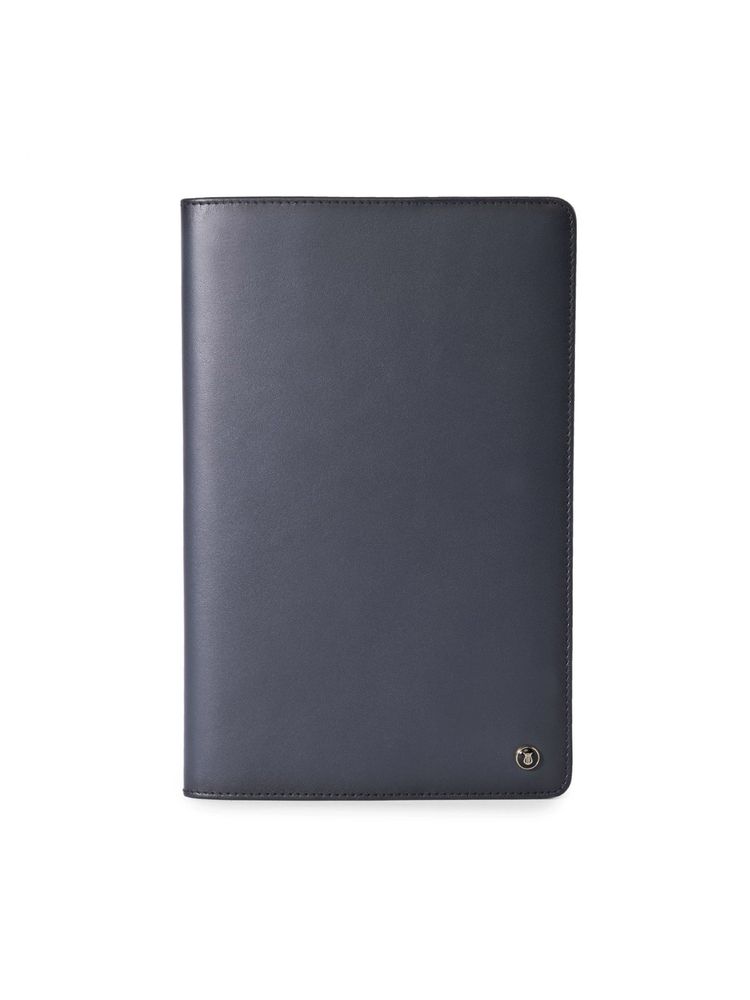Lapis Bard Ducorium Navy Blue Leather Notebook Jacket (A5)