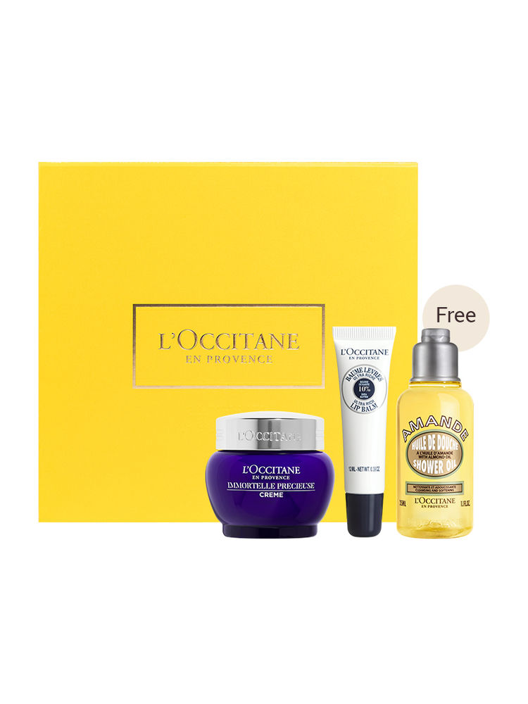 L'Occitane Skin & Lip Care Giftset With Free Almond Shower Oil Gift Set-picture-19
