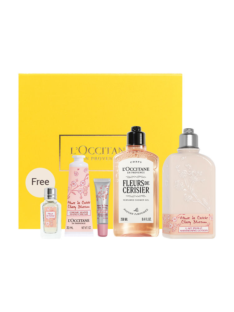 L'Occitane Cherry Blossom Giftset With Free Eau De Toilette Gift Set-picture-27