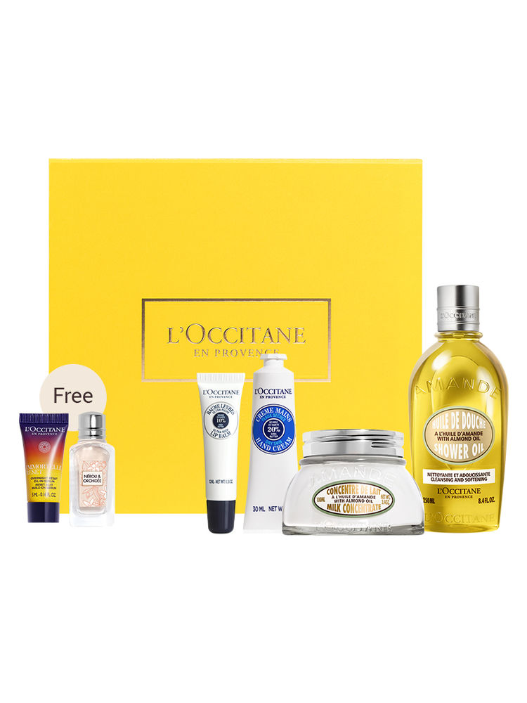 L'Occitane Bestseller Bodycare Giftset With Free Eau De Toilette & Reset Serum Gift Set-picture-28