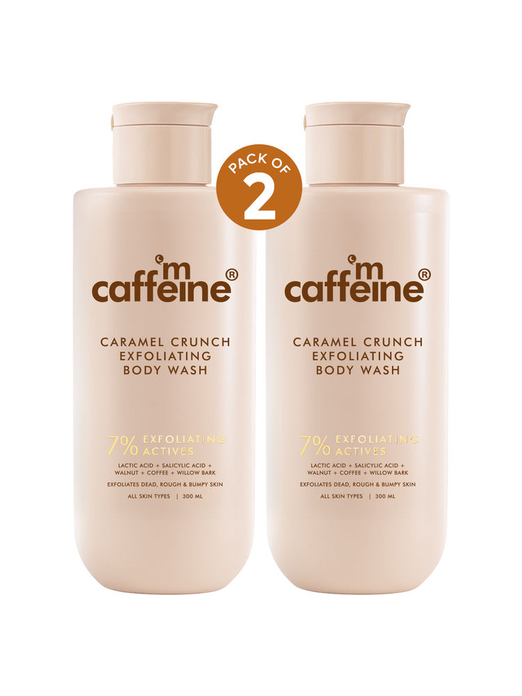 MCaffeine 7% Exfoliating, 1% Salicylic & 2% Lactic Acid Body Wash - Pack Of 2-picture-38