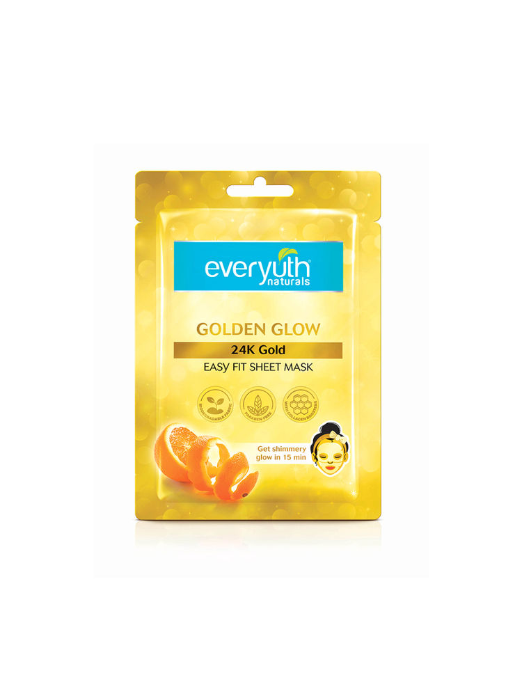 Everyuth Naturals Golden Glow Sheet Mask - 24K Gold-image-42