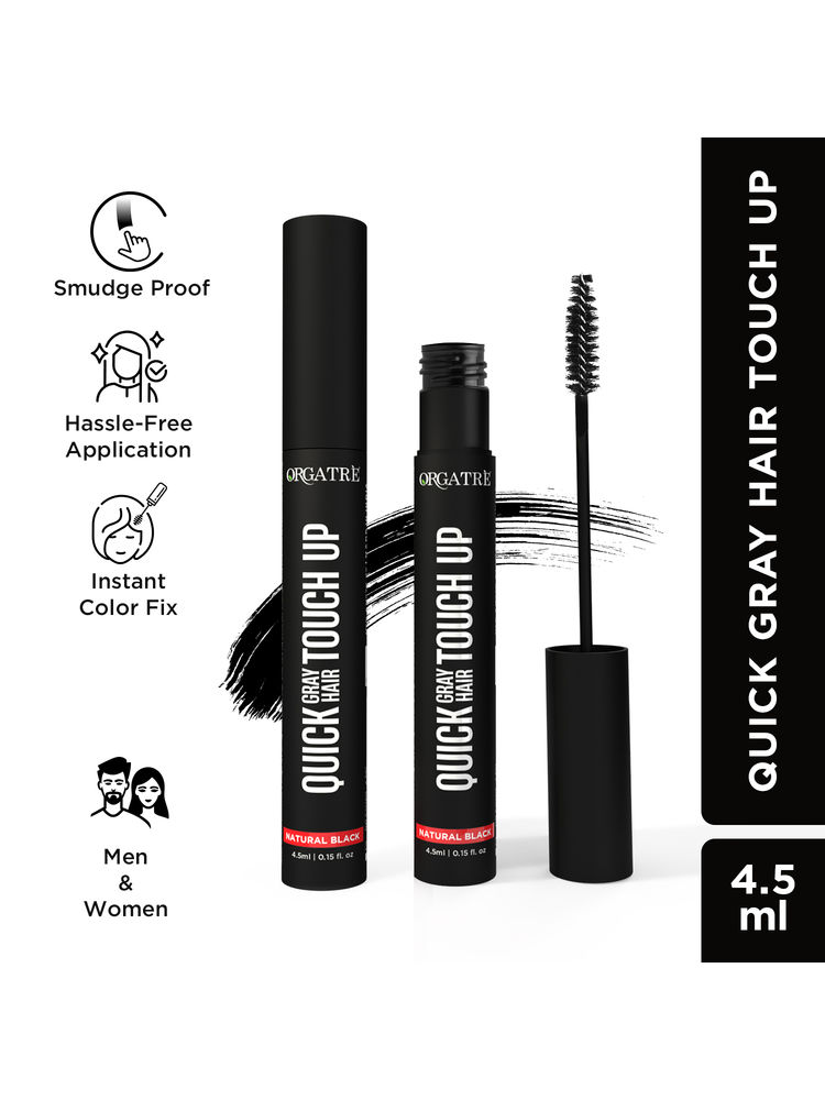 Orgatre Quick Gray Hair Touch Up Instant Hair Root Touch Up - Natural Black - Pack Of 2-picture-13