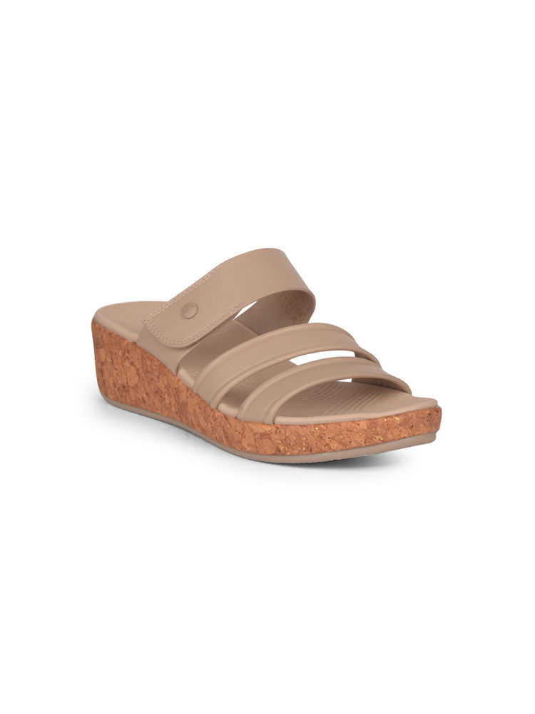 Bata Comfit Women Casual Beige Slip-On Sandals-picture-23