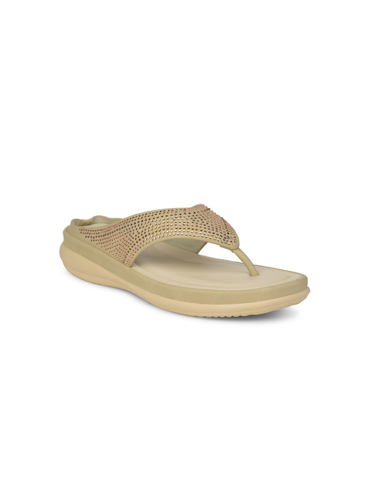 Bata Comfit Women Casual Beige Slip-On Sandals-image-31