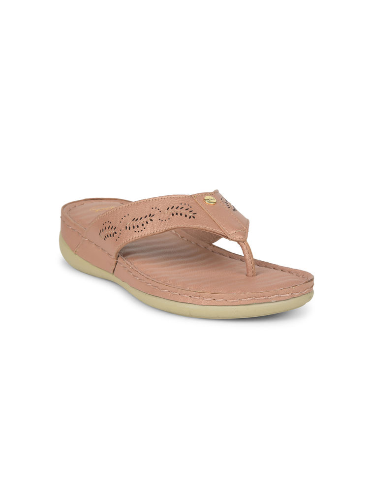 Scholl Women Casual Peach Slip-On Sandals-image-21