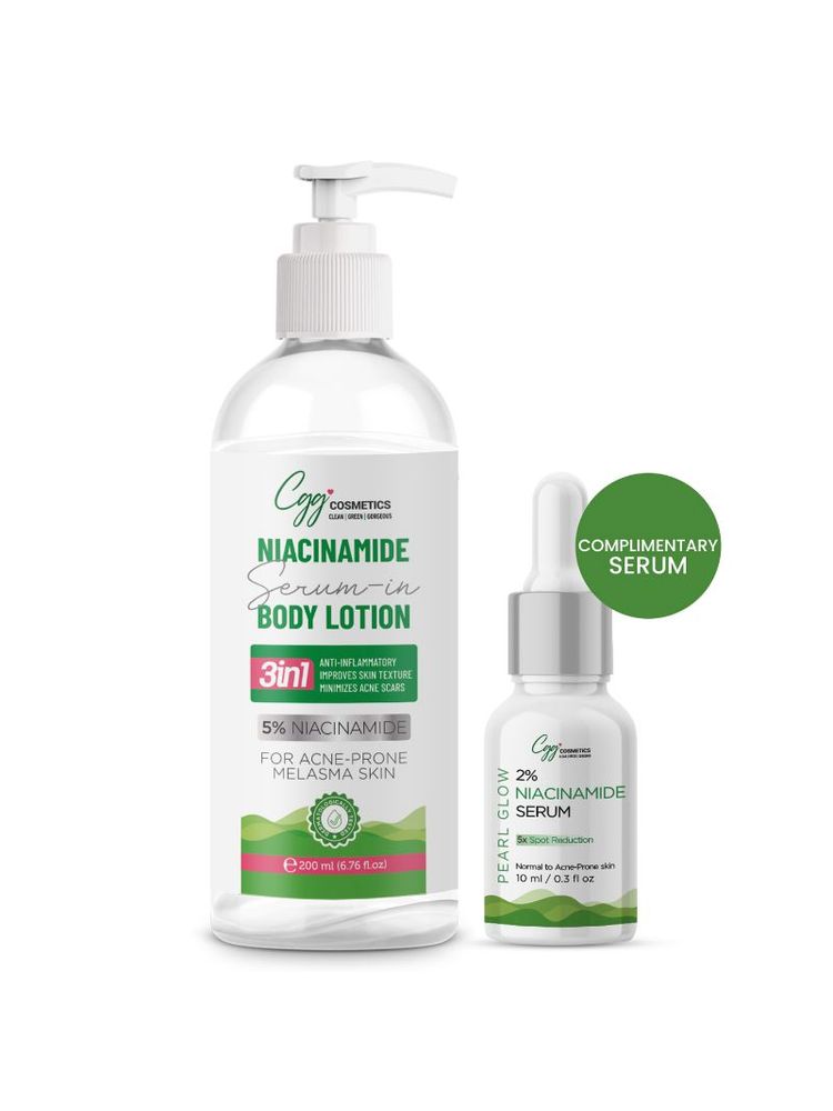 CGG Cosmetics 5% Niacinamide Serum In Body Lotion With Free Sample Of 2% Niacinamide Serum-image-15