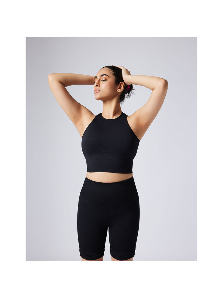 FEIER Black Flexrib Power Sports Bra-picture-11