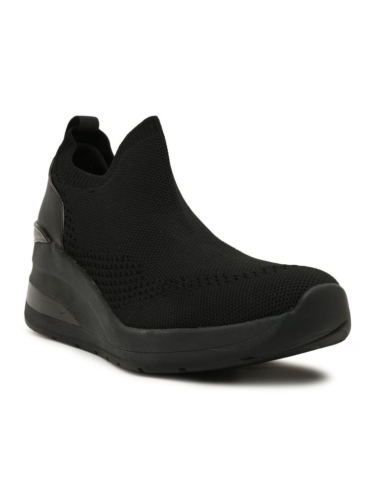 Aldo Sevana-In006 Women Black Wedge Sneakers-image-19