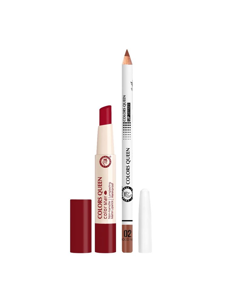 Colors Queen Color Stay Matte Lipstick With Lip Liner-picture-18