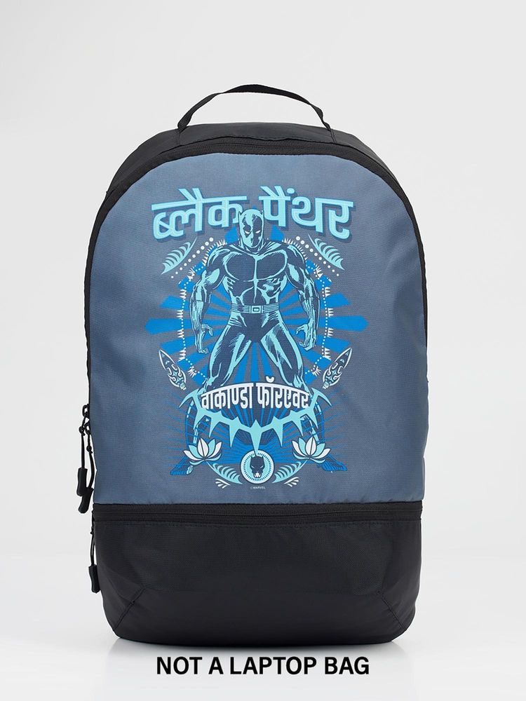 Bewakoof Marvel Unisex Black Panther-Truck Art Printed Backpack-picture-23