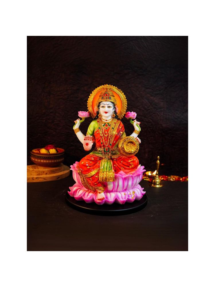 Ekhasa Aura Series Big Size Marble Dust Lakshmi Devi Idol (1 Feet)-picture-28