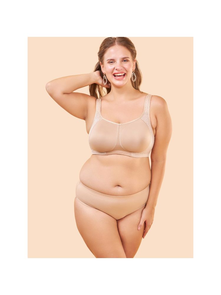 Enamor F048 Full Support Minimizer Bra - Nude-picture-15