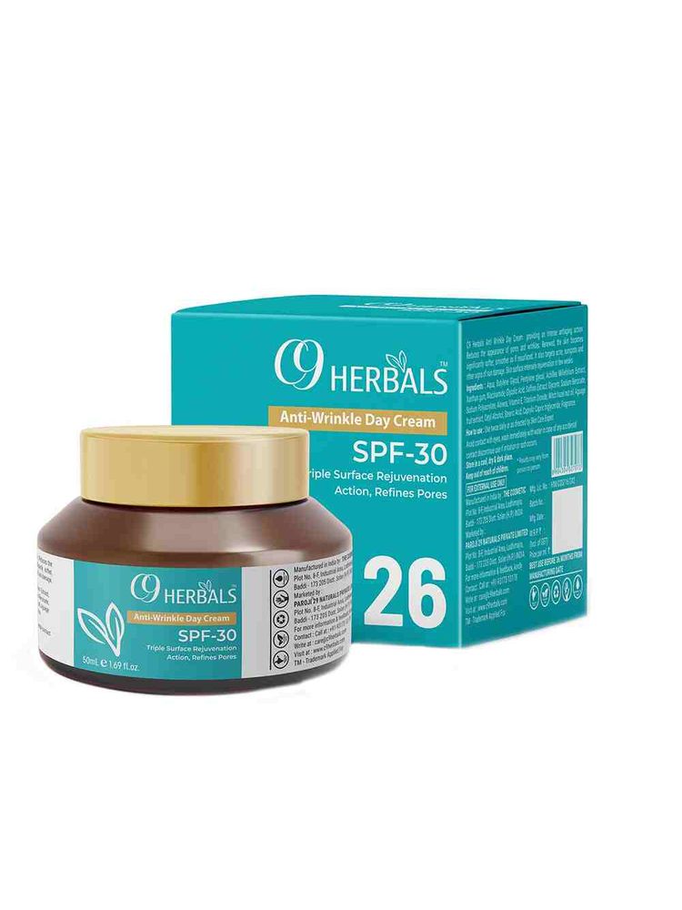 C9 Herbals Anti Wrinkle Day Cream SPF 30