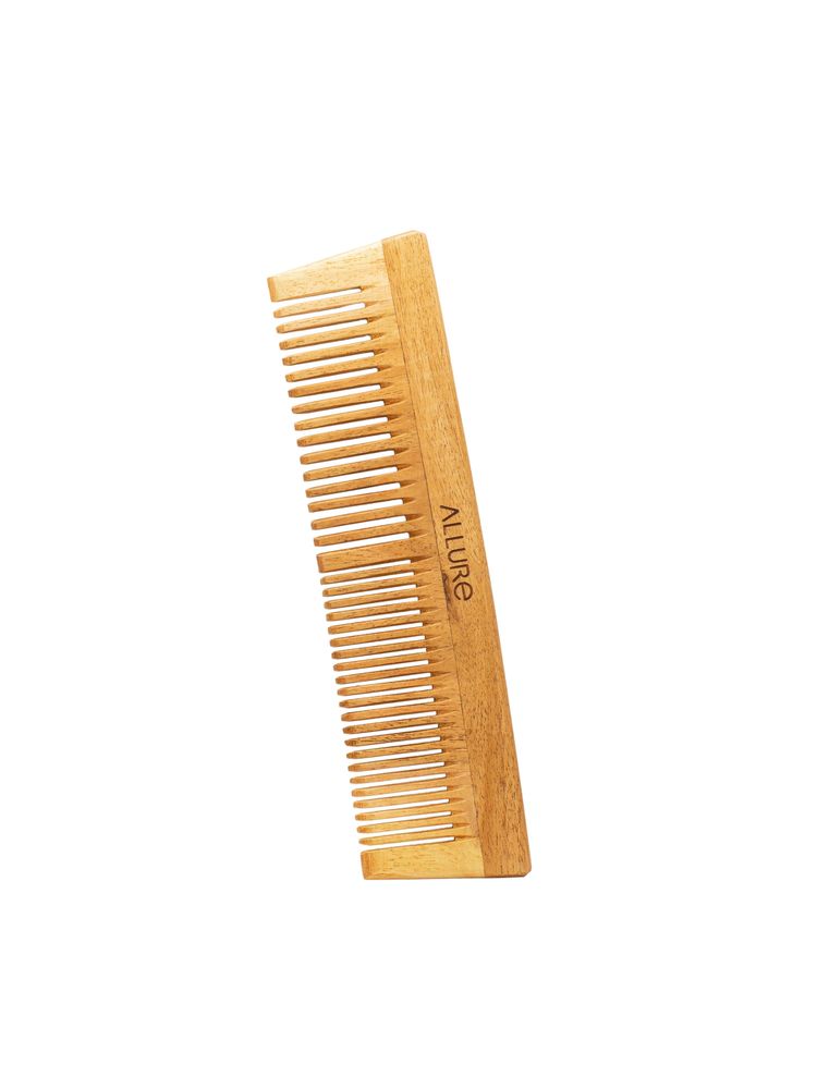 Allure Neem Wooden Regular Hair Comb - CR 01