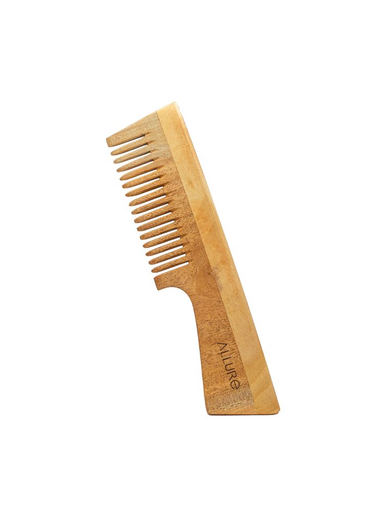 Allure Neem Wooden Detangle Hair Comb - CD 02-picture-18
