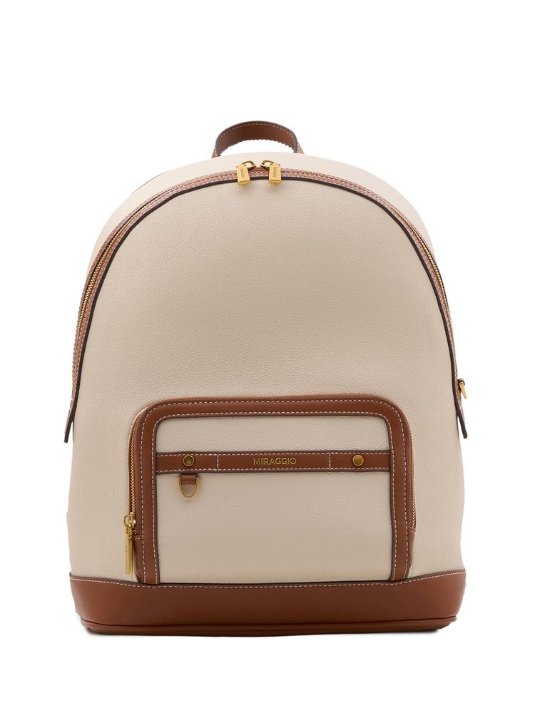 MIRAGGIO Georgia Women Backpack - Beige (L)-picture-27