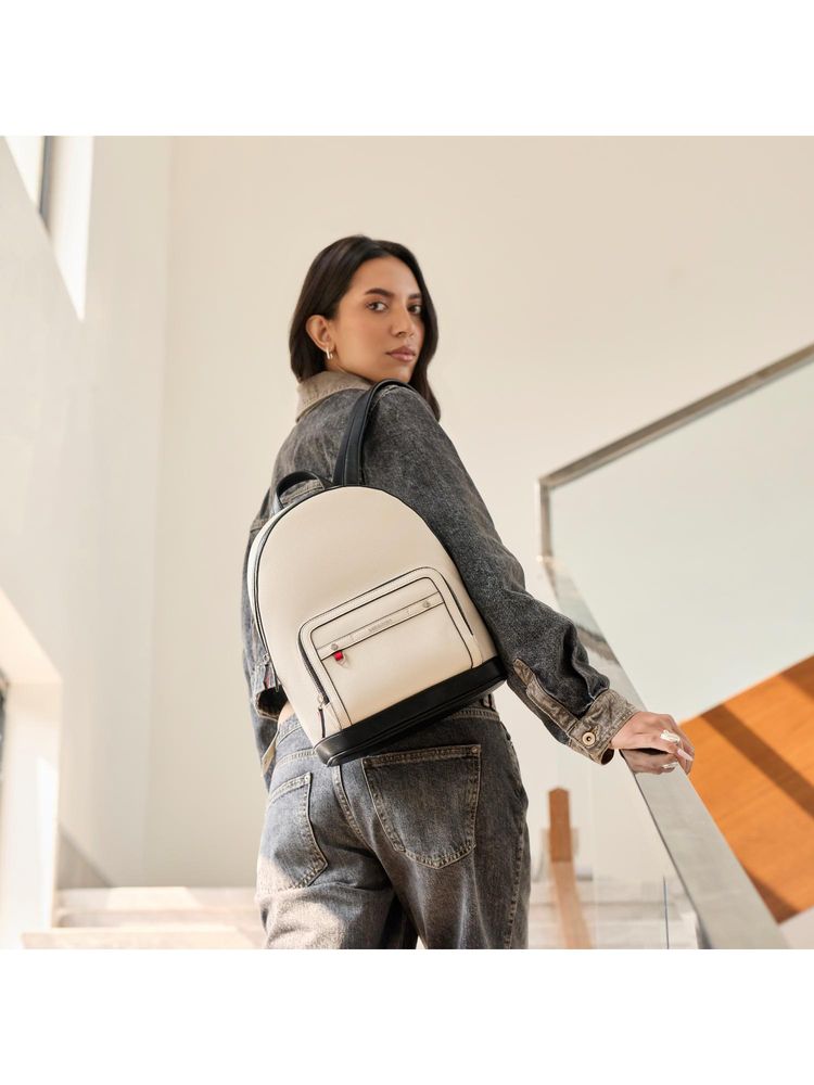 MIRAGGIO Miles Women Backpack - Ivory (L)-picture-11